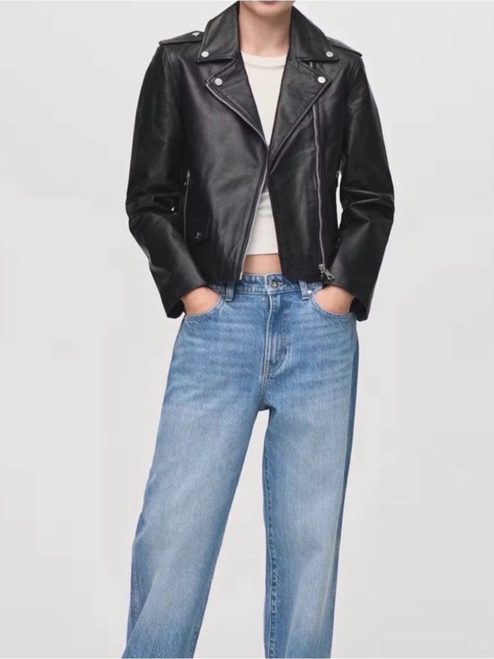 Leather Moto Jacket